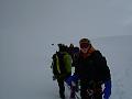 Lazell and Remy on approach to the Refuge